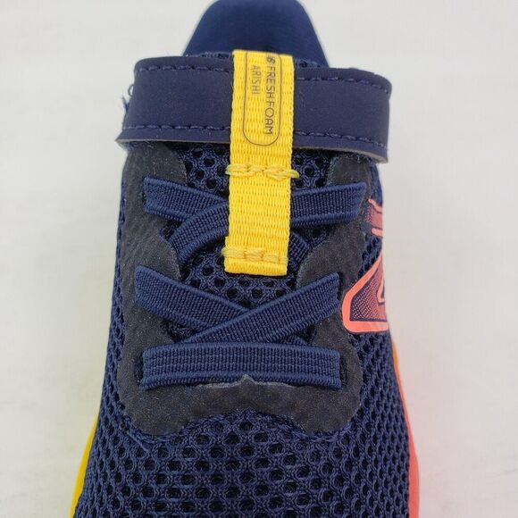 New Balance Fresh Foam Arishi v4 Baby Toddler Size 4c Wide Blue Red Sneaker Shoe - Picture 9 of 13